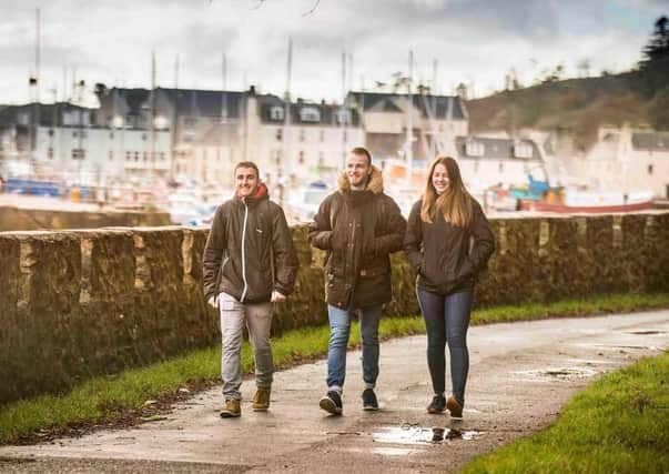 UHI students in Stornoway. The merger will bring benefits in widening the curriculum, while retaining the distinct island ethos.