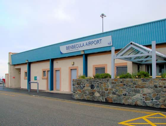 Benbecula airport has previously been used as a vital re-fuelling point.