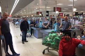 Local sports centre staff helped at the Coop in Stornoway during the height of the pandemic, in recognition of the important role the supermarket staff played in keeping food on our plates. But many of the retail staff are still on low wages.