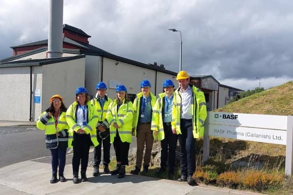 Some of the 80-strong team at BASF Callanish. The facility is an example of the kind of valuable investment that has been made in the past.