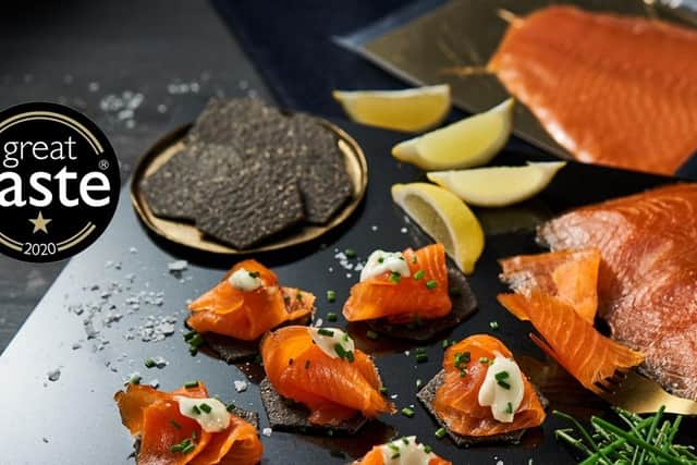 Smoked salmon is available in pre sliced packs or as a full side.