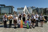 Royal National Mòd 2026 fringe programme launchGlasgow set for mighty Gaelic celebration as Mòd fringe programme is unveiled.   the world’s largest celebration of Scottish Gaelic language, culture and music, the Royal National Mòd, lifts the lid on its vibrant programme of concerts, cèilidhs, gatherings and workshops.The annual celebration of Gaelic is set to take over venues throughout Glasgow from 9 – 17 October 2026.In photo pupils from Glasgow Gaelic School gather on the Clyde Arc(Squinty Bridge) for the launch : The Mod will once again showcase the plethora of talent in Gaelic schools.