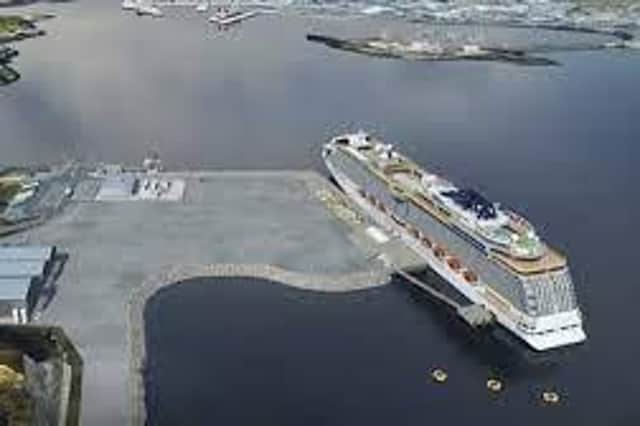 The new deep water facility at Arnish will significantly increase the number and size of cruise ships visiting the islands.
