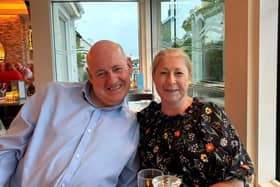 DK with his wife Fiona, who is also from South Uist.