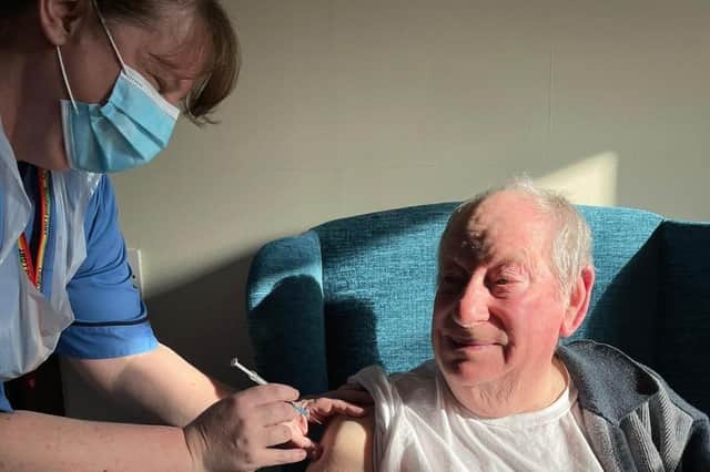 Residents are delighted they've received a second dose of the vaccine.