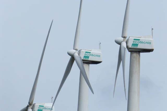 The revised proposals want to install wind turbines which are larger