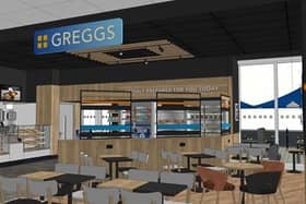 The 24/7 Greggs in the airport was the only refuge for those stranded.