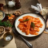 You’re going to need a much bigger plate – this award-winning Native Hebridean smoked Scottish salmon is very tasty!