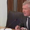 Transportation chair Willie Rennie challenged company representatives and Transport Scotland officials