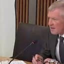 Transportation chair Willie Rennie challenged company representatives and Transport Scotland officials