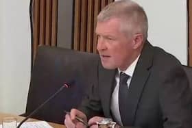 Transportation chair Willie Rennie challenged company representatives and Transport Scotland officials
