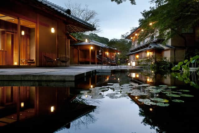 Enjoy a romantic stay at Hoshinoya Kyoto