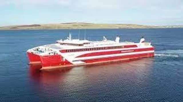 The MV Alfred, the relief vessel on hire to provide extra capability, cannot berth in Stornoway.