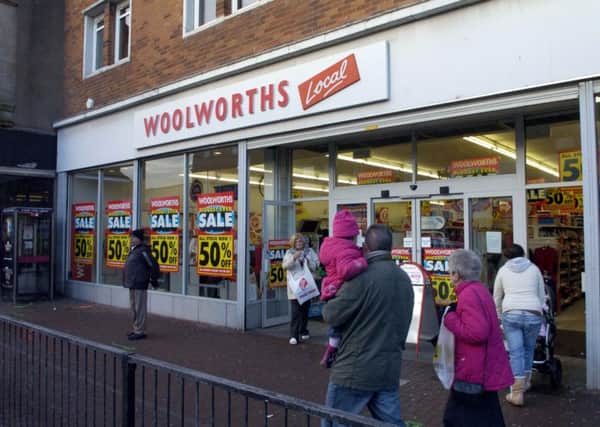 The Woolworths store in Bellshill