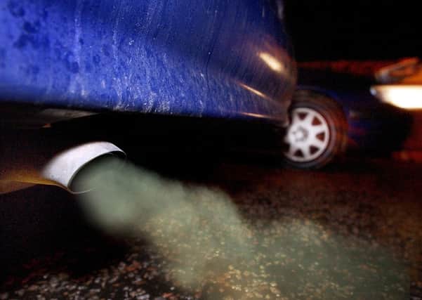 Fumes from traffic contributes to air pollution