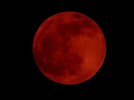 A rare 'blood moon' will be visible in the sky in the early hours of Monday, September 28