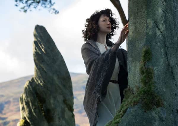 Caitriona Balfe as Claire Randall in a scene from Outlander. Picture: AP/Sony Pictures