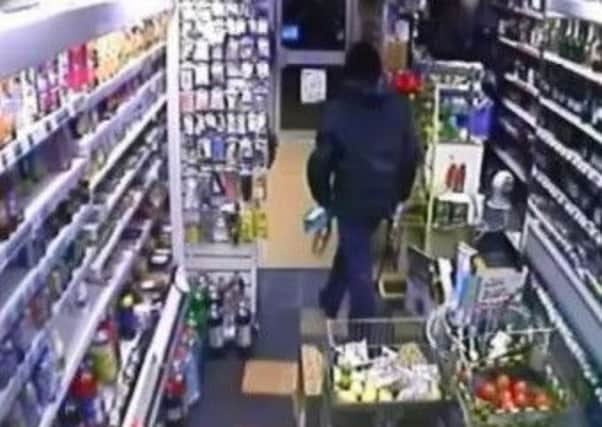 Police released CCTV of the robbery