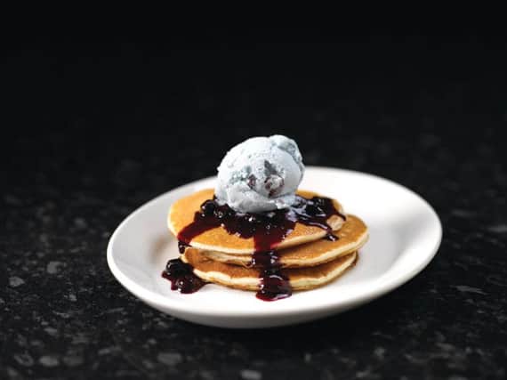 Blueberry pancakes - new menu at Frankie & Benny;'s - for review