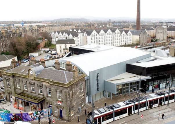 The Â£25 million redevelopment of Haymarket Station in Edinburgh won top prize in the 2015  Saltire Society Civil Engineering Awards.