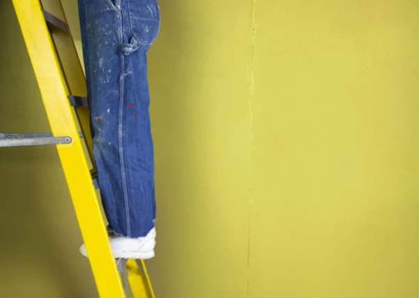 Be safe when using ladders in the home. Photo: PA Photo/thinkstockphotos