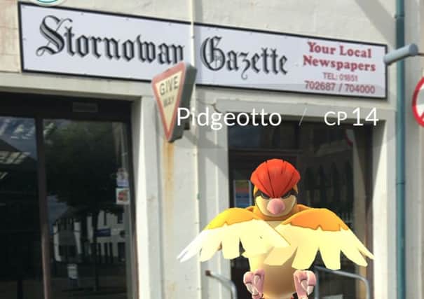 Hunt down the Pokemon around Stornoway