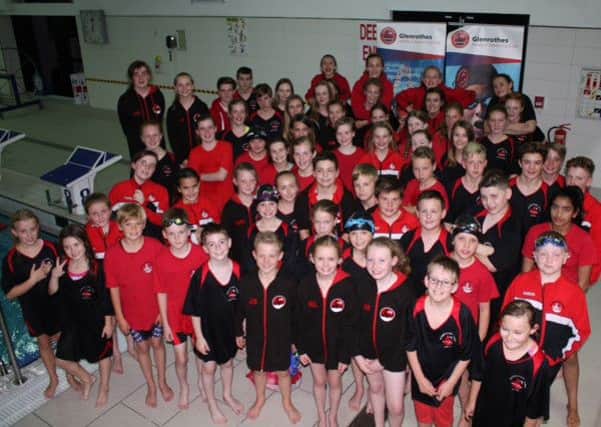 Members of Glenrothes Amateur Swimming Club