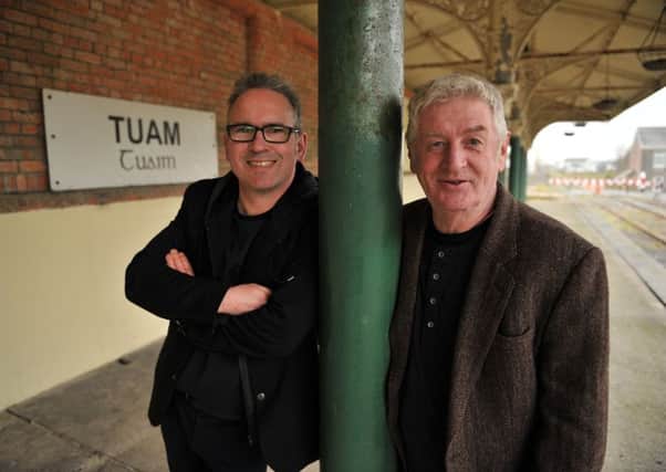 Leo Moran and Davy Carton of the Sawdoctors who are going back on the road. Photo: Ray Ryan