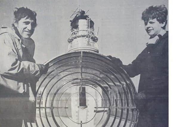 Renovation of Tiumpan Head Lighthouse - Lighthouse engineers Eddy Dishon (left) and Lindsay Wilson are pictured with one of the massive Victorian lenses from the Tiumpan Head Lighthouse which was being modernised in April 1987. The old lenses, which were donated to Museum nan Eilean, were replaced by a bank of headlamps made up from Canadian locomotive lights and were expected to be operational at the lighthouse within three months.
If you would like to submit an image to the Stornoway Gazettes regular nostalgia page, or to our popular sister title the nostalgia magazine Back in the Day please contact us at: news@stornowaygazette.co.uk
The latest issue of Back in the Day is on sale now.