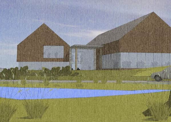 An artist's impression of how the new centre will look.