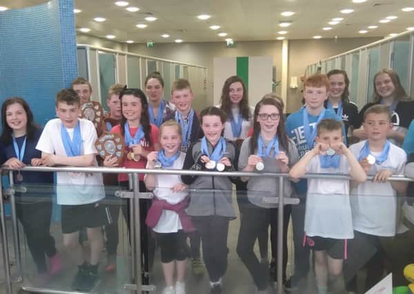 Swimmers pictured at the Swimming Club Championships.