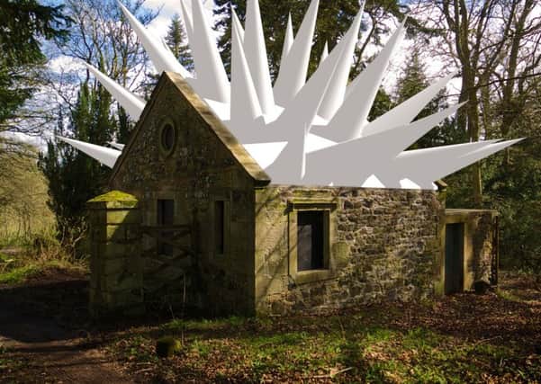 One of Steve Messam's creations in the Mellerstain House estate