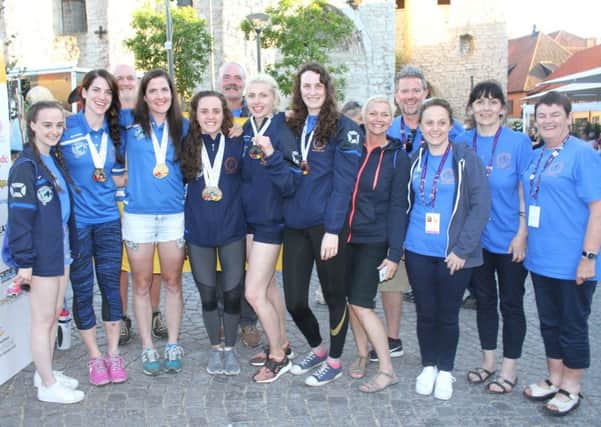 Big smiles from the Western Isles team members and families at the NatWest Island Games being held in Gotland, Sweden this week.