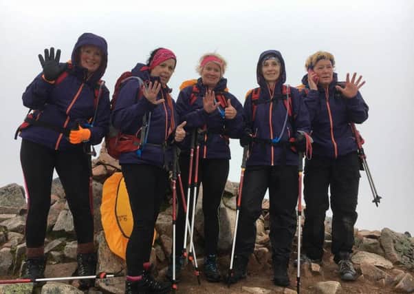 The 'Fearless Five' were still in high spirits with one more summit to go in their Magnificent Seven challenge.