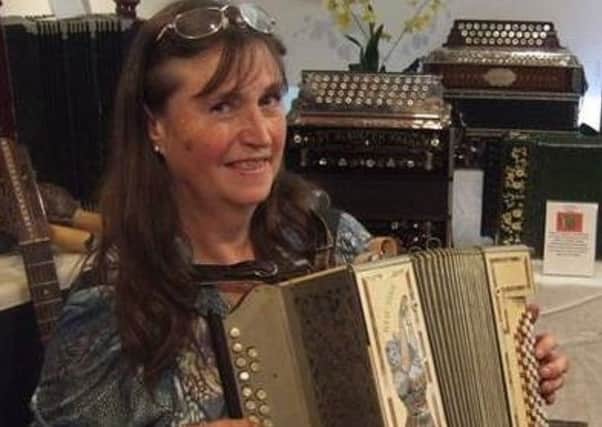 Caroline Hunt, who is trying to find a new location to create a museum to house her 350 accordion collection.