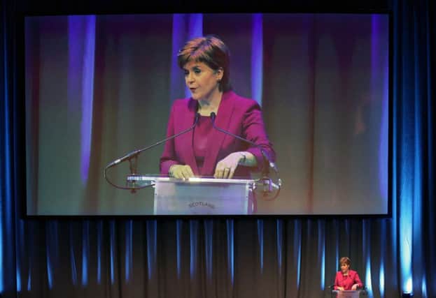 First Minister Nicola Sturgeon opens the Arctic Circle Forum. Picture: PA
