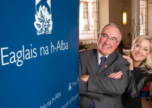 The presenter and broadcaster Cathy Macdonald joined Rev Dr Angus Morrison in hosting the first conference the Kirk has held to promote the Gaelic language.
