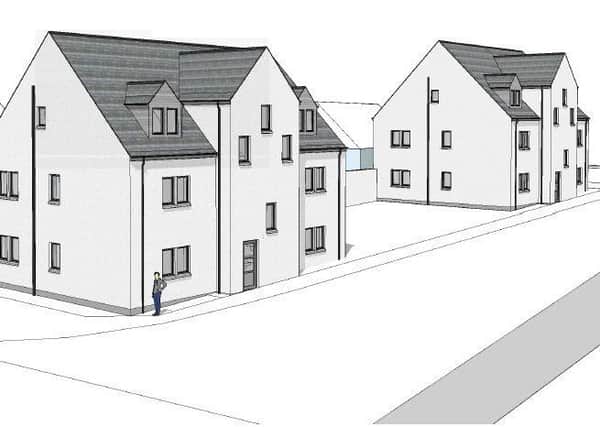 Pictured is an artists impression of how the new flats will look once complete.
