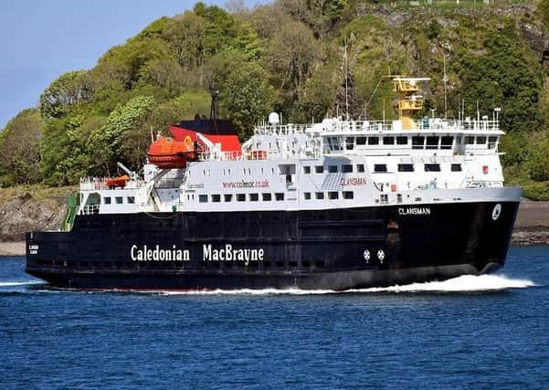 The MV Clansman will be heading back to dry-dock on June 1st.