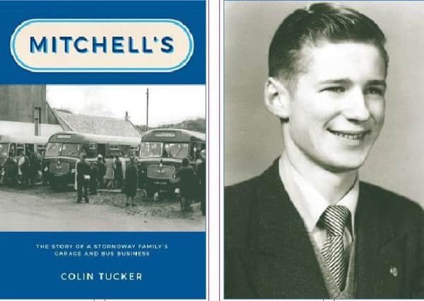 The new book (front cover) will be launched on September 3rd. Pictured right is the late Ian Mitchell as a young man.