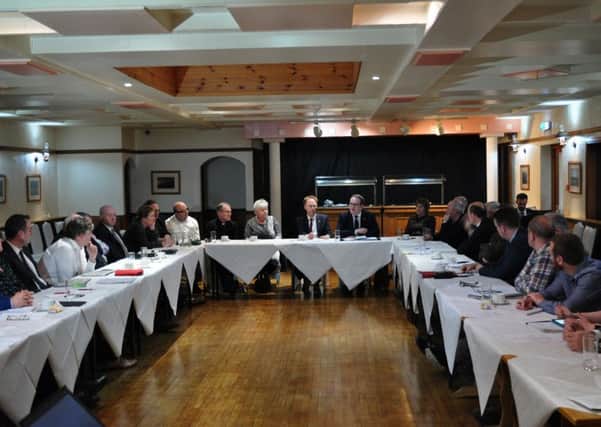 A summit meeting in Uist was chaired by Western Isles MSP, Dr Alasdair Allan, and attended by the Scottish Government Minister with portfolio responsibility for ferries and islands, Paul Wheelhouse MSP, CalMac, the Comhairle, HIE and local business and community leaders. The meeting discussed the disruption and timetable changes to ferry services in the Uists over the last year.