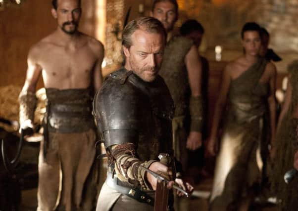 Game of Thrones star Iain Glen may have recovered from deadly greyscale in the epic drama but he's asking his fellow Scots to "own up to the inevitable" and make a will. (Picture courtesy of Sky)