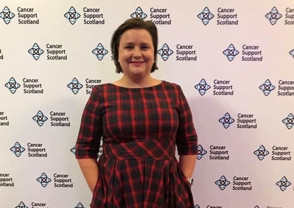 Celebrity support...for Cancer Support Scotland's awareness day on St Andrew's Day, Friday, November 30, has come from Scottish comedian Susan Calman, whose dad Sir Kenneth Calman founded the charity in 1980.