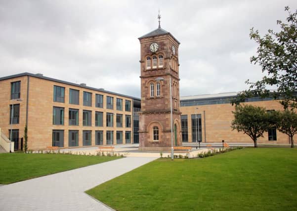 High percentage of islanders find employment after leaving schools such as the Nicolson Institute in Stornoway.