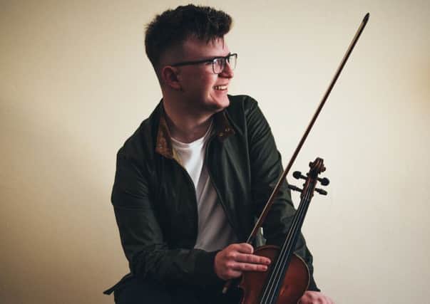 Fiddle player Benedict Morris will be playing the HebCelt Festival this summer.