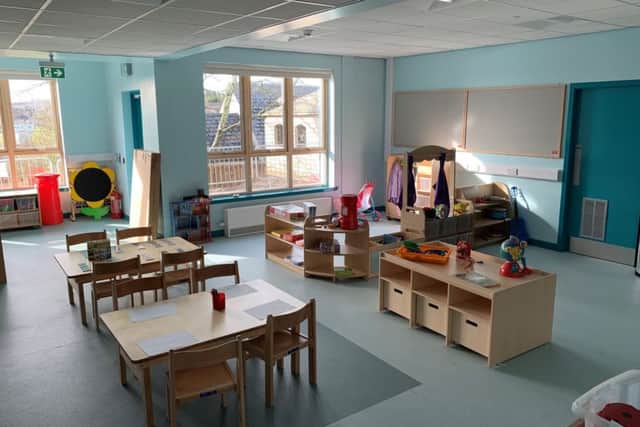 The new nursery area at the school.