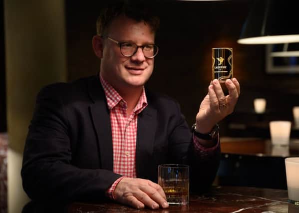 Larkfire co-founder James McIntosh, says: The centuries-old Lewisian gneiss rock is metamorphic and non-soluble, creating a pure and soft natural water with a low mineral content  which is perfect for whisky."