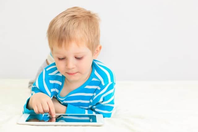 The WHO have recommended under twos should not be allowed any screen time (Photo: Shutterstock)